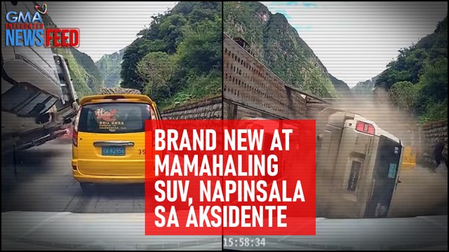 5 brand new at mamahaling SUV, napinsala sa aksidente | GMA Integrated Newsfeed