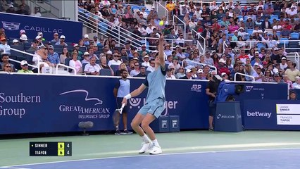 Sinner downs Tiafoe to claim Cincinnati crown