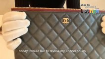 Chanel Pouch in Black Caviar Leather and Gold Hardware Review