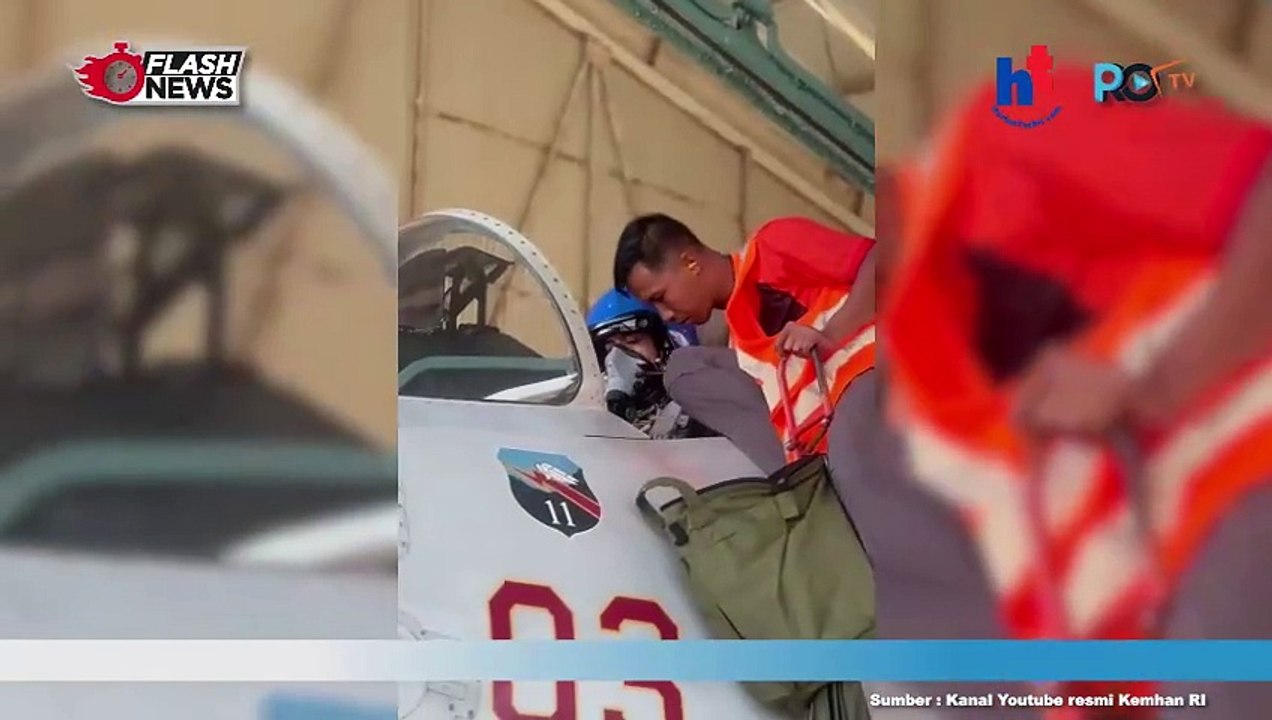 Solo Flight Penerbang Sukhoi SU-27:30 Skadron U...