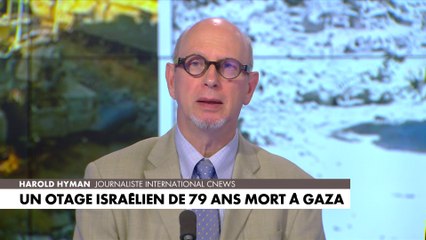 Harold Hyman : «Le Hamas est en train de rejeter l'accord»