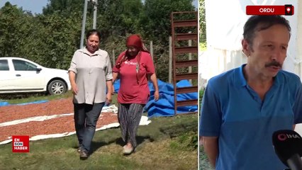 Ordu'da evindeki buzdolabını bahçesine taşıyıp hayrata dönüştürdü