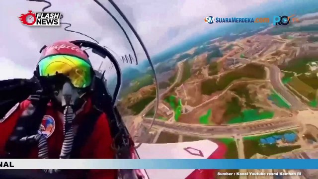Kompilasi Demo Udara Jupiter Aerobatic Team di Langit IKN Rangkaian HUT RI Ke-79