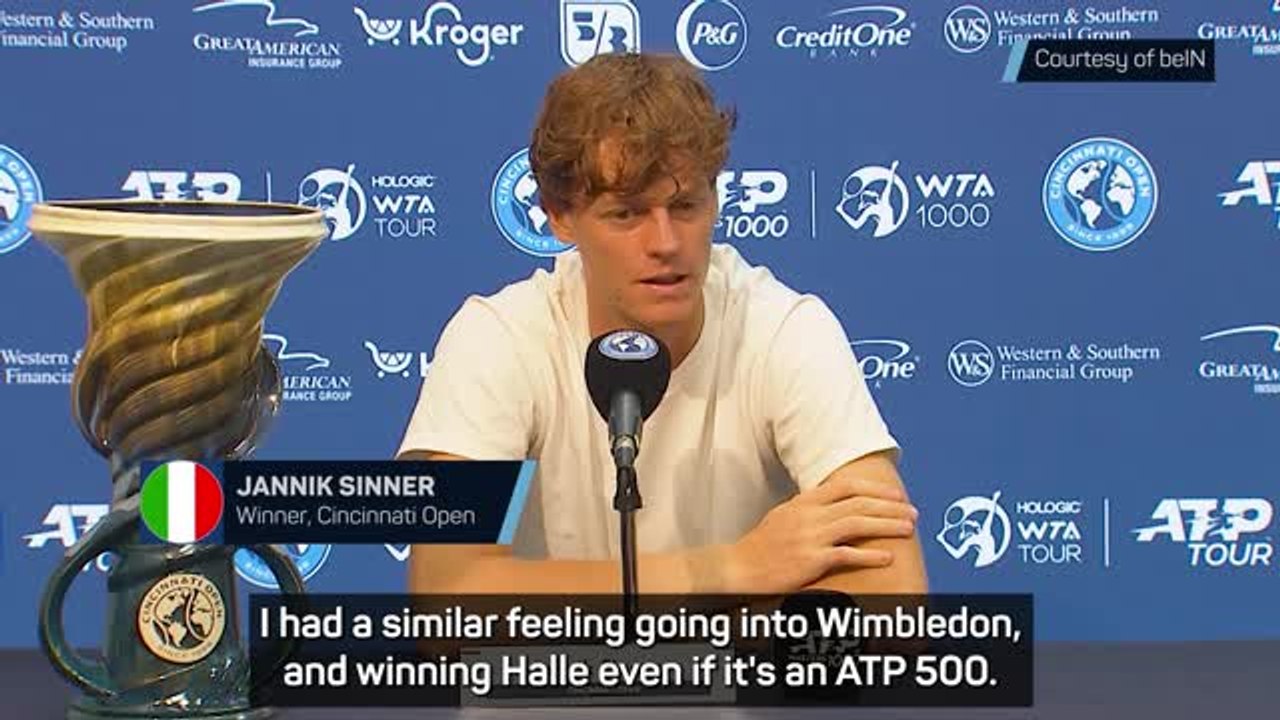 Sinner heading in 'relaxed' to US Open