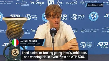 Sinner heading in 'relaxed' to US Open