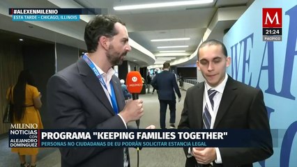 Influencer Carlos Eduardo Espina habla sobre el programa "Keeping Families Together"