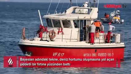 Bayesian Akdeniz'e gömüldü! Çığlıklar yükseldi, teknoloji milyarderi ve kızı yok oldu