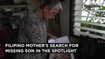 Filipino mother's search for missing son in the spotlight