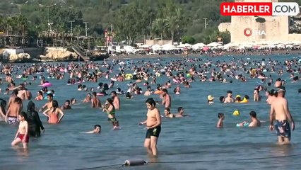 Deniz Sıcaklığı 32 Derece: Kızkalesinde Tatilci Yoğunluğu