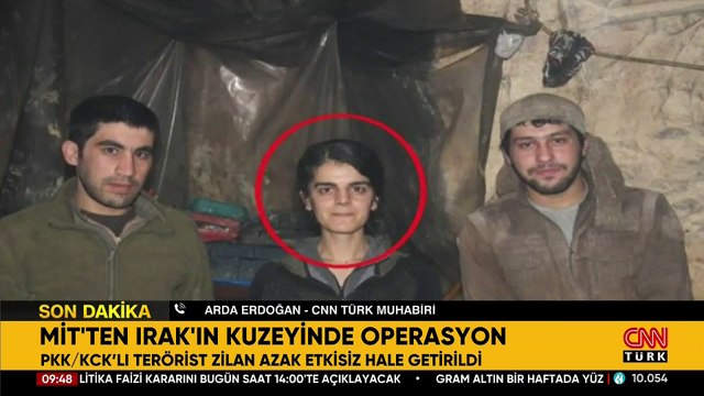 Son dakika... MİT'ten Kuzey Irak'ta operasyon! PKK'lı terörist Zilan Azak etkisiz hale getirildi