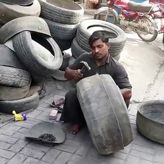Making tool Using Used Truck Tire