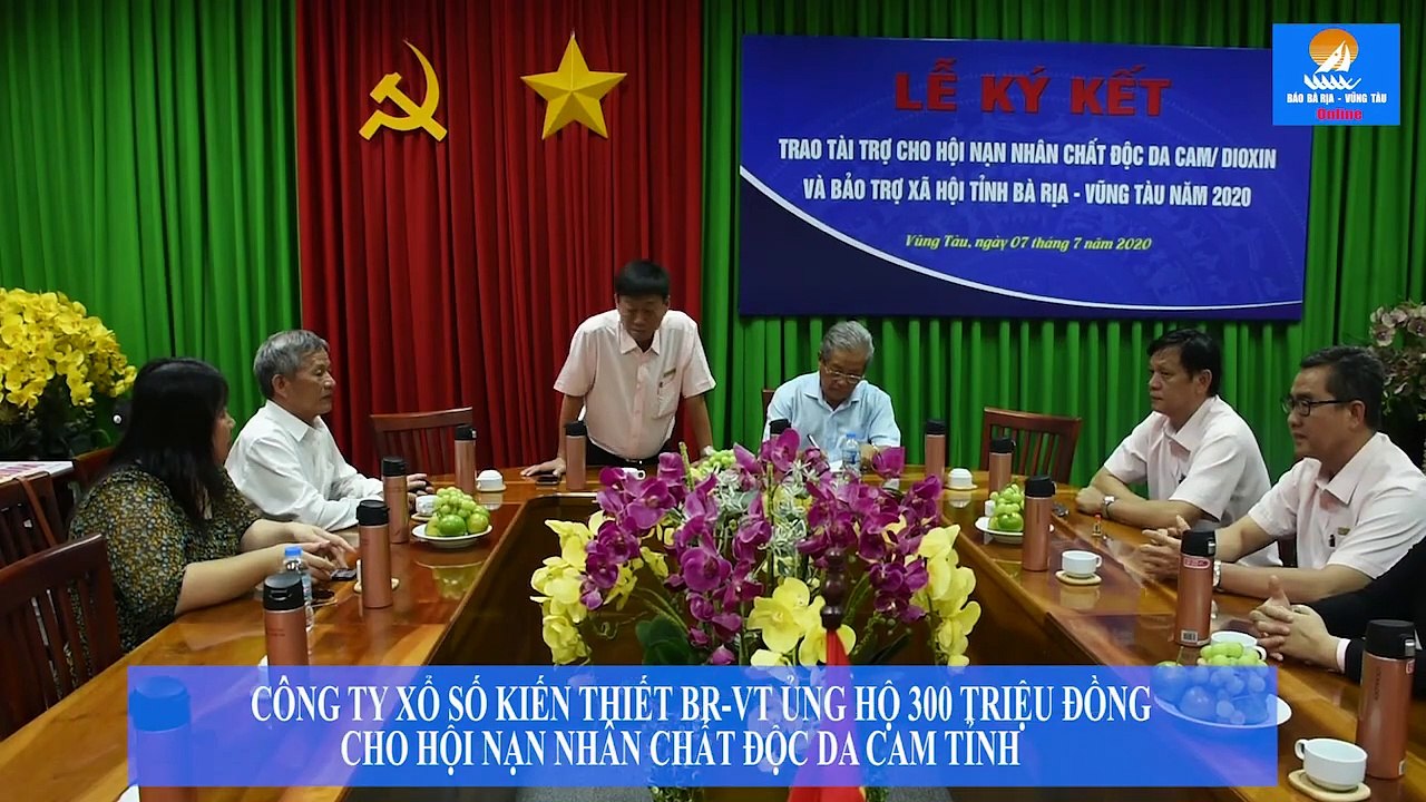 (Báo BR-VT) Ủng hộ 300 triệu đồng cho Hội Nạn nhân chất độc da cam