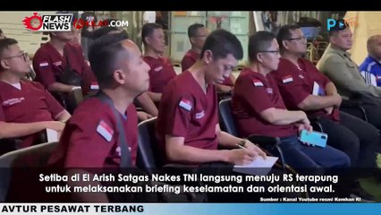 25 Satgas Nakes TNI Sudah Tiba di RS Terapung El Arish, Mesir