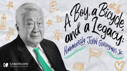 A Boy, a Bicycle and a Legacy: Remembering John Gokongwei Jr.
