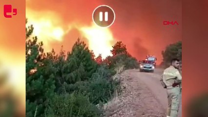 Çankırı’da orman yangını; 4 köy tahliye edildi