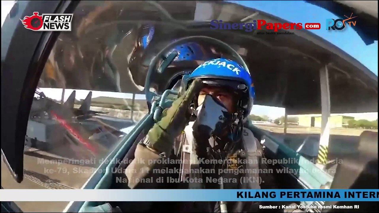 Skadron Udara 11 Melaksanakan Pengamanan Wilayah Udara Nasional di Ibu Kota Negara (IKN)