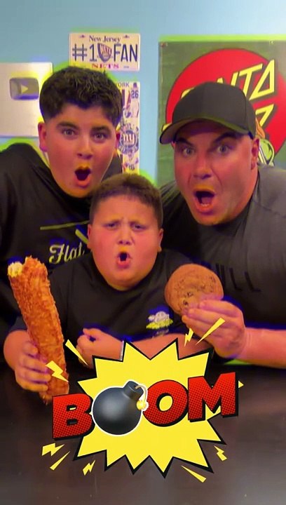 BOOM!  Or DOOM! ☠️⁉️ #costco #costcoguys #father #son #family #fun #bigjustice #boom