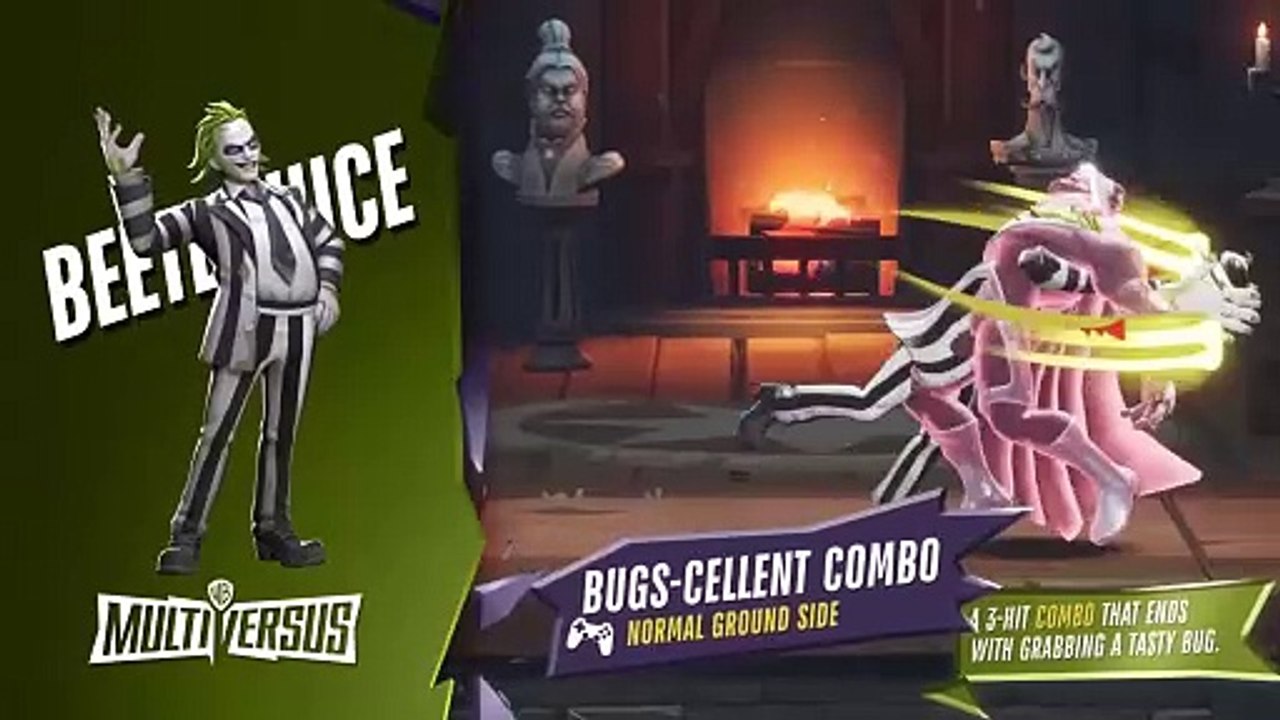 MultiVersus - Beetlejuice Fighter Move Sets Trailer