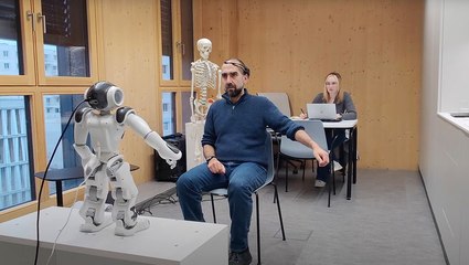 Stroke survivors use robot ‘coach’ to aid recovery by tracking brain activity