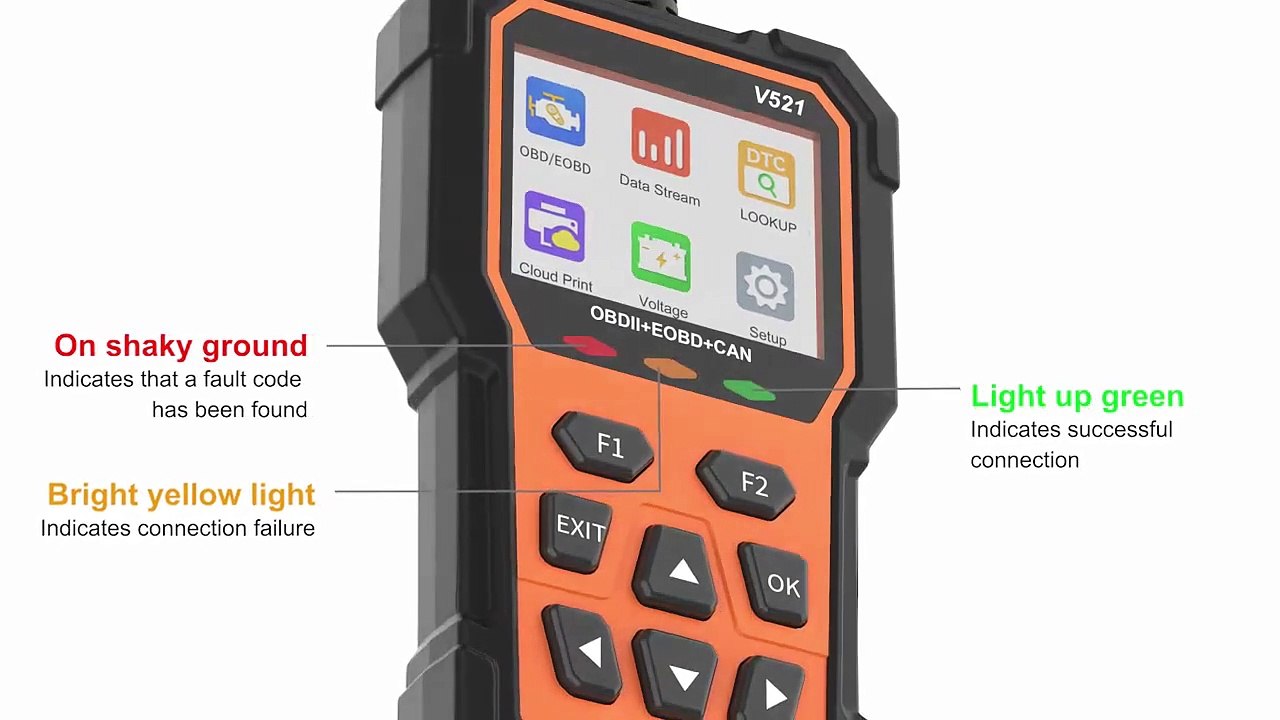 2024 New Bluetooth OBD2 Scanner Multi-Function Diagnostic Tool,Vehicle Fault Code Reader,Auto Check Engine Code Reader,Cloud Print Diagnostic Data Transmissionto Mobile Phone,Supports 11 Languages