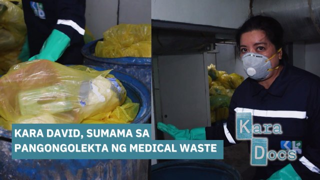 Kara David, sumama sa pangongolekta ng medical waste | Kara Docs