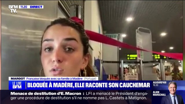 On ne sait plus quoi faire : cette Française est bloquée avec sa famille à l'aéroport de Madère, en raison des feux de forêt