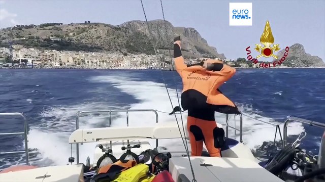 Search resumes in Sicily yacht sinking to find missing people including British magnate