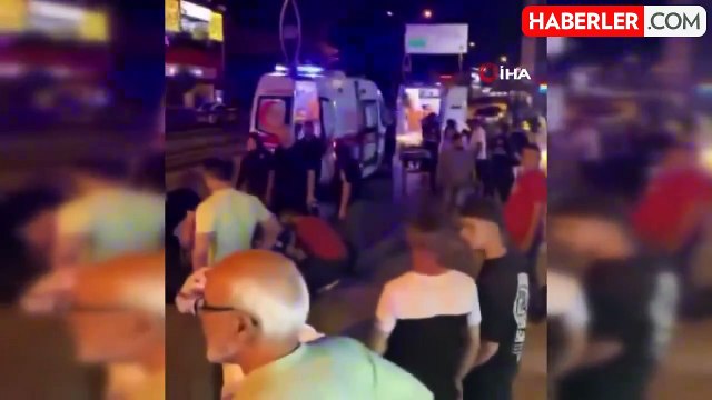 Kırmızı ışıkta karşıya geçmek isterken canından oluyordu