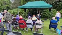 The Dantones entertain the crowds at the annual Ightenhill Festival in Ightenhill Park, Burnley, on Sunday, August 18th