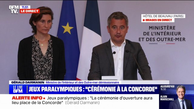 Gérald Darmanin: Nous n'avons pas de menace caractérisée qui touche les Jeux paralympiques