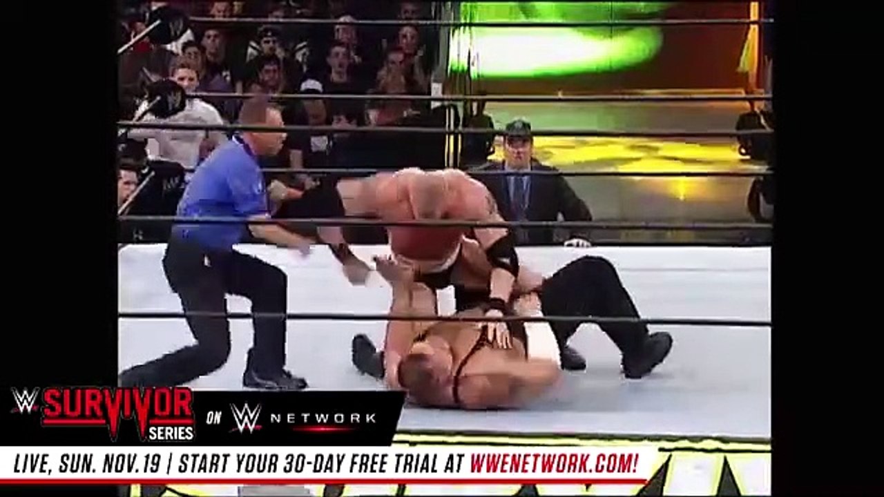 FULL MATCH - Brock Lesnar vs. Big Show - WWE Title Match - Survivor Series 2002