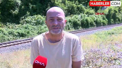 Raylarda ölüm böyle geldi! Yaşlı kadının hayatını kaybettiği kaza kamerada