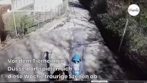 NRW: Kamera filmt Mann mit Schäferhund, Video bricht allen das Herz