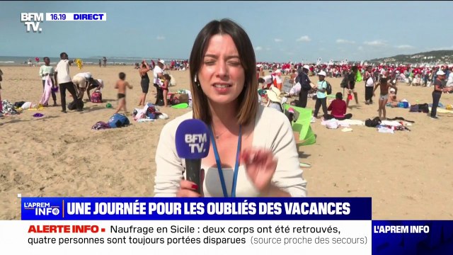 Oubliés des vacances : 3.500 enfants d'Île-de-France passent la journée à Deauville pour profiter de la plage