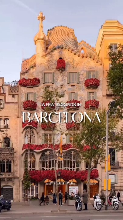 Barcelona City beautiful scene capture