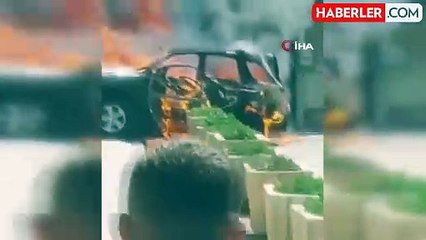 İsrail'den Lübnan'da suikast! Otomobili havaya uçurdular