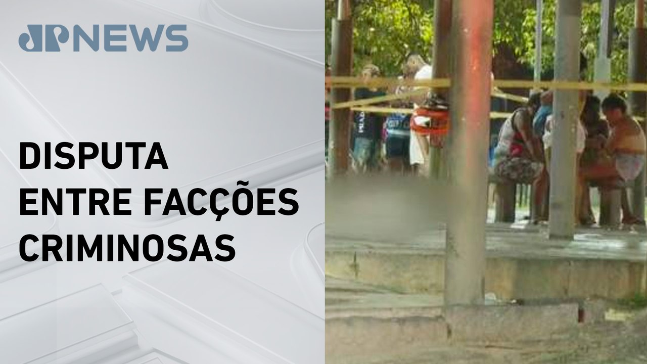 Chacina deixa cinco mortos em praça no Rio de J...