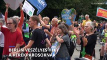 Berlin veszélyes hely a kerékpárosoknak, sok a halálos baleset