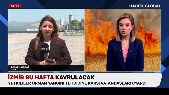 İstanbul polisi havadan orman yangını devriyesinde, Haber Global havadan yangın denetiminde