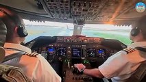 Jumbojet Boeing 747 Takeoff From New York JFK Airport