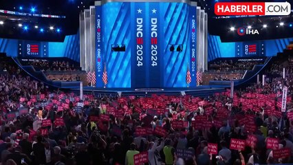 Demokratların başkan adayı Harris: 'Değer verdiğimiz idealler için savaşalım'