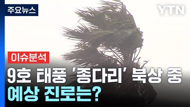태풍 '종다리' 서해 상 진입 중...오늘 밤 전남 등 많은 비 / YTN