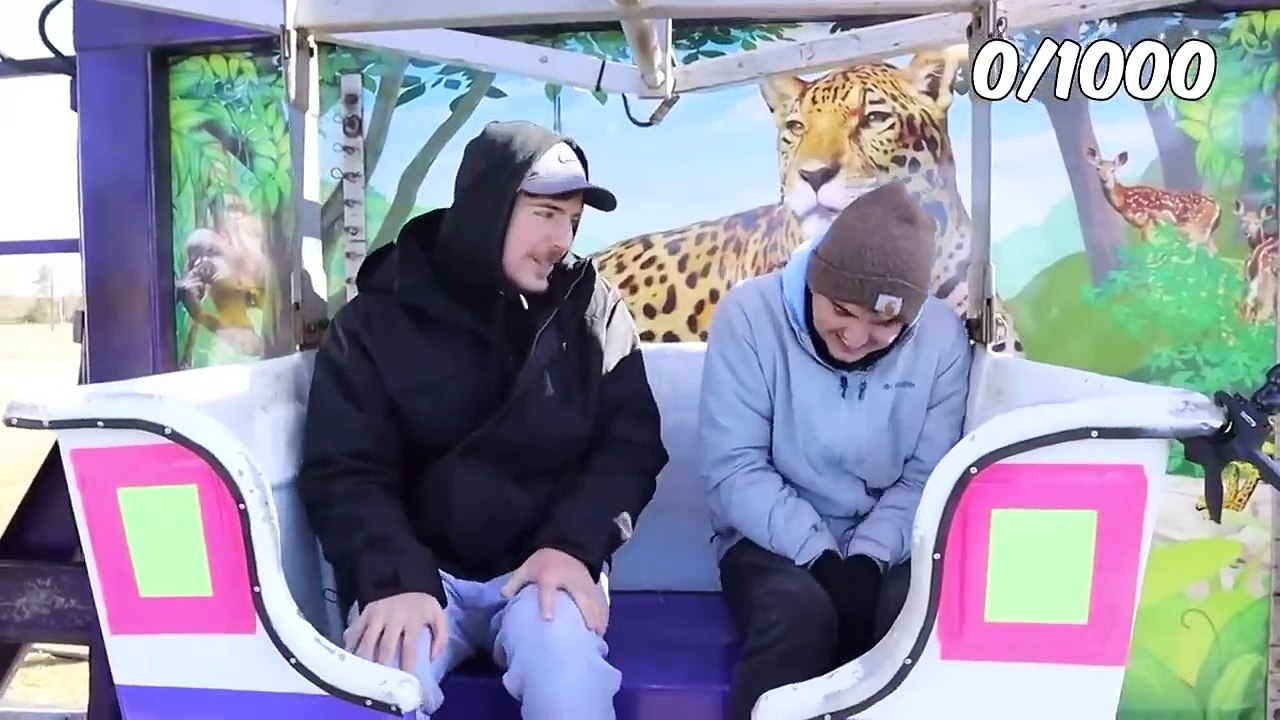 Going Around A Ferris Wheel 1,000 Times Straight #mrbeast #daiymotion #foryou #creative