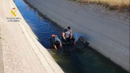 Dispositivo para encontrar al arma homicida del crimen de Mocejón