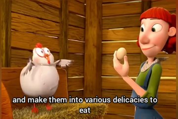 Old hen stoles the farm owner's son to take revenge #my animation story