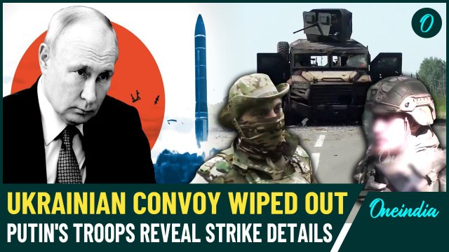 Putin’s Men Destroy Ukrainian Convoy in High-Stakes Kursk Border Clash | Major Victory Unveiled