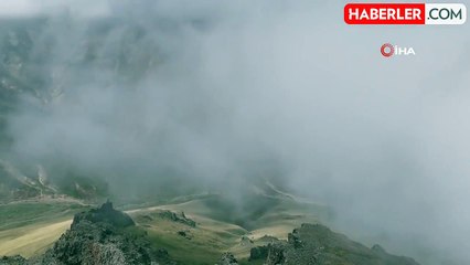 Sisler arasında mest eden manzara: Zor Sıra Dağları böyle görüntülendi