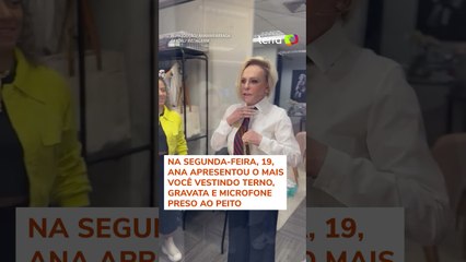 Ana Maria Braga mostra bastidores de homenagem a Silvio Santos #shorts
