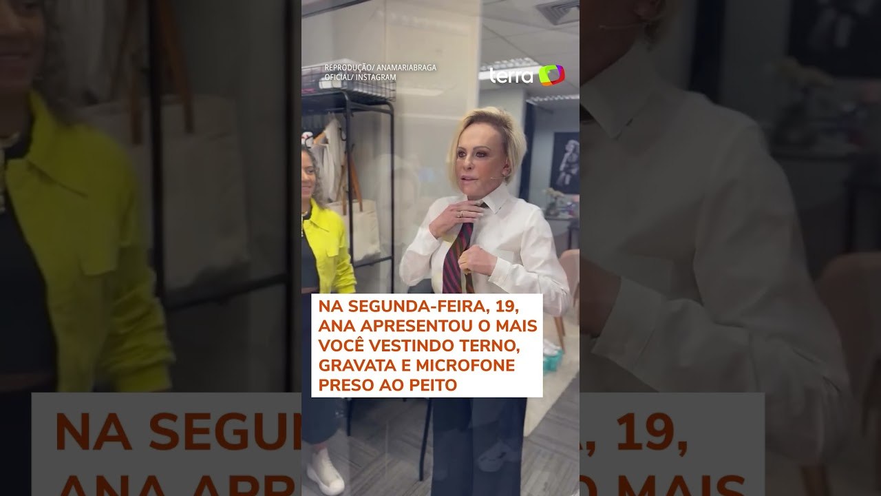 Ana Maria Braga mostra bastidores de homenagem a Silvio Santos #shorts