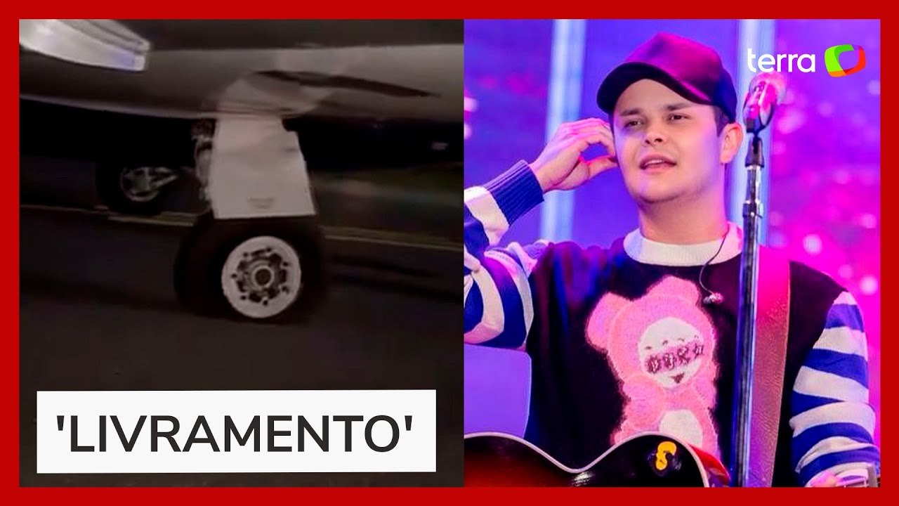 Matheus, da dupla com Kauan, relata susto após pneu de avião estourar